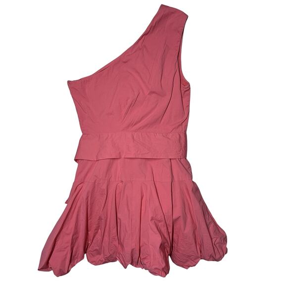 Derek Lam Collective Pink One-Shoulder Dress Size UK 46 US 12 - Picture 7 of 9